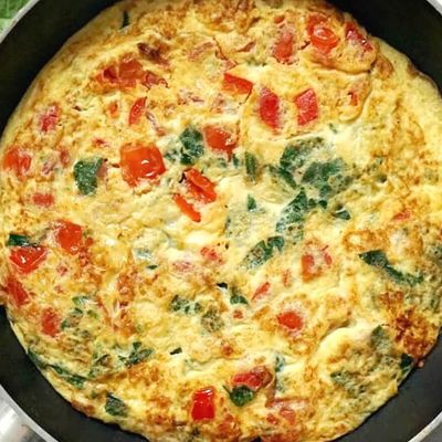 Vegetable Egg Dish (Pizza)