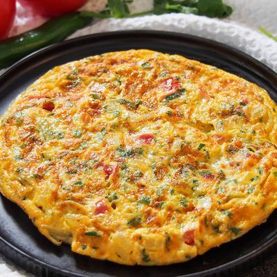 Vegetable Omelette Dish