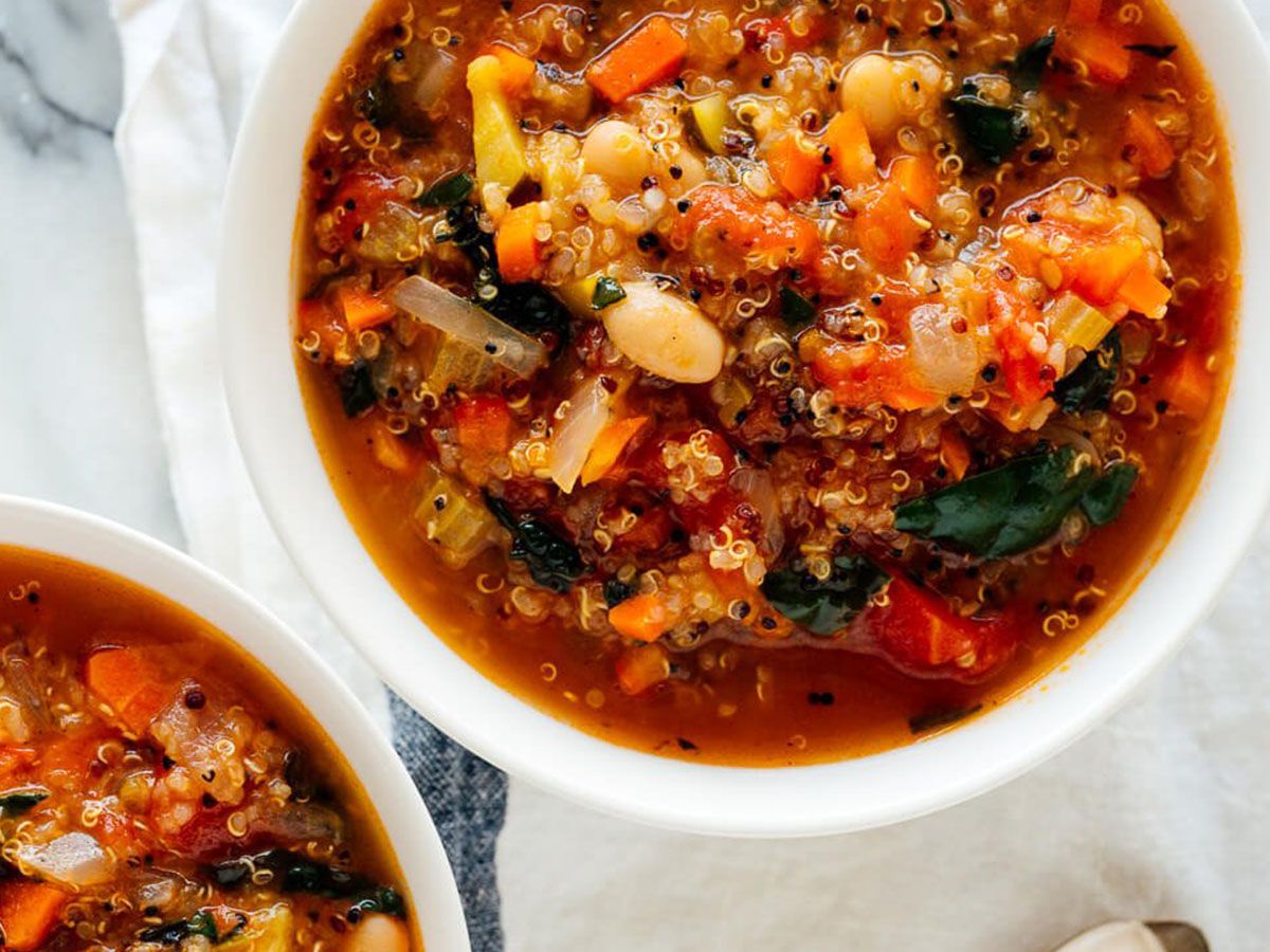 Vegetable quinoa soup