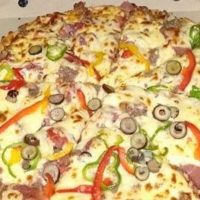 Oriental fasting vegetable pizza