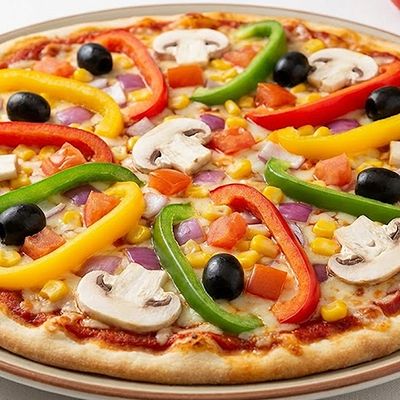 Vegetables Italian pizza