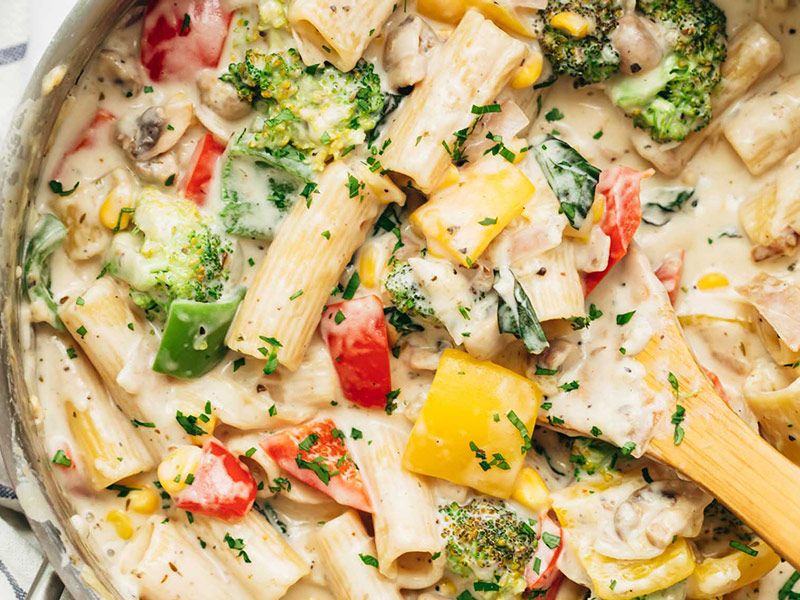Vegetables Penne Pasta