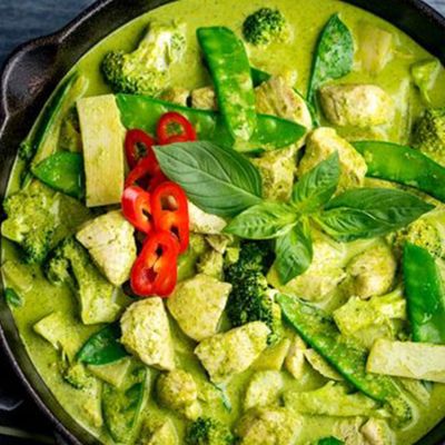 Vegetables Green Curry