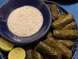 Cold Vine Leaves With Olive Oil