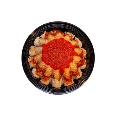 Fattah with vinegar and garlic