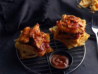 BBQ Chicken Waffle