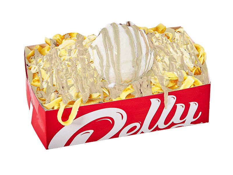 White Chocolate Fettuccine Crepe
