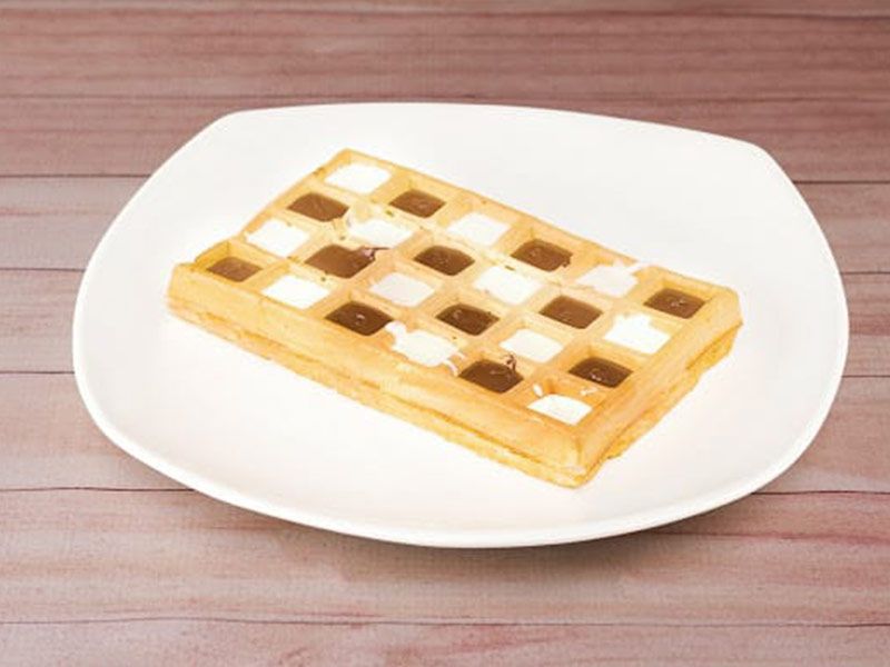 Half And Half Waffle