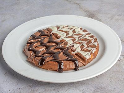 Half And Half Waffle