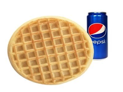 Waffle And Pepsi Can