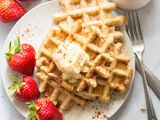 Lotus With Banana Waffle