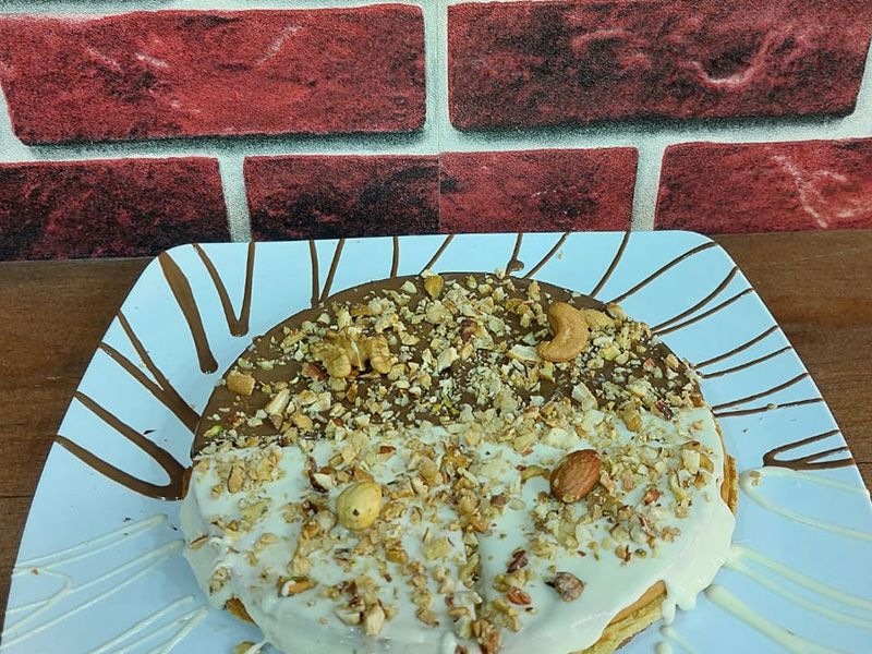 Nuts waffle