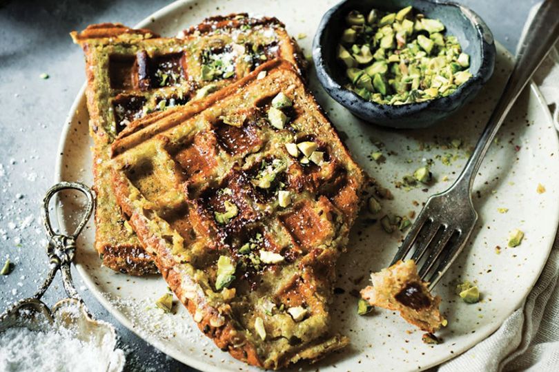 Pistachio Waffle