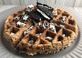 Waffle Stuffed With Oreo