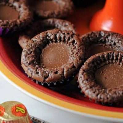Waffle and brownies bites Cup
