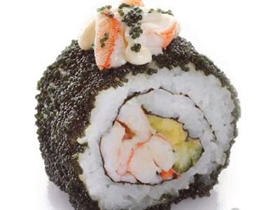 Wasabi Shrimp Caviar Roll