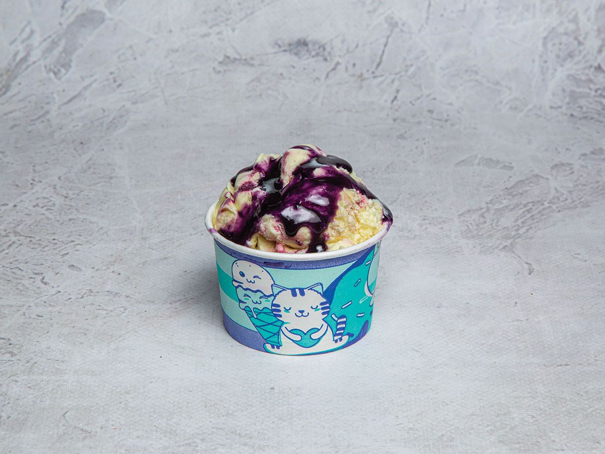 Berry Yogurt Ice Cream Scoop