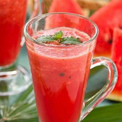 Watermelon Juice with Mint