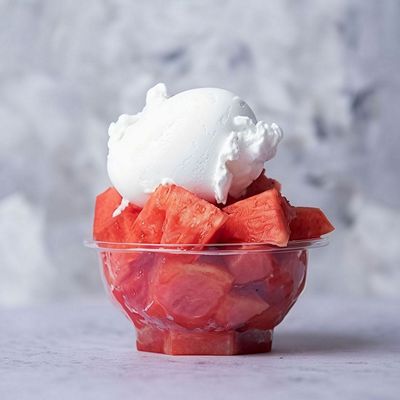 Watermelon With Ice Cream