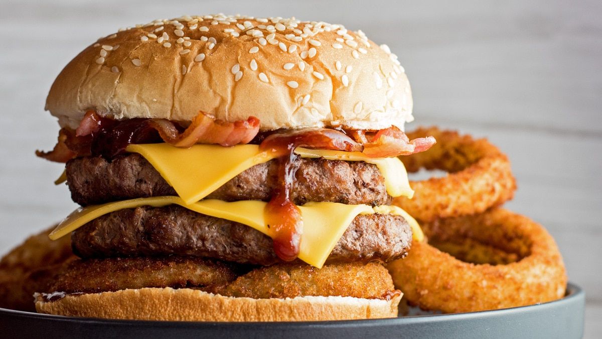 West Road Beef Burger Sandwich