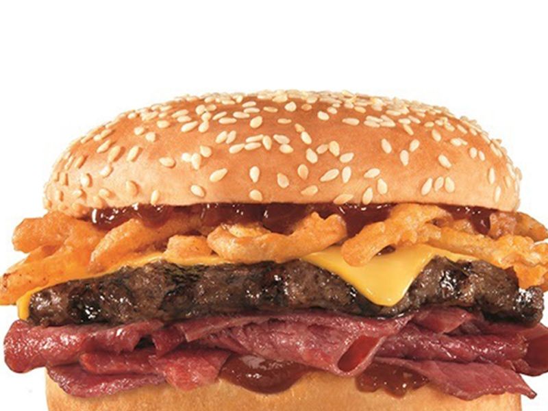 Western BBQ Beef Burger Sandwich