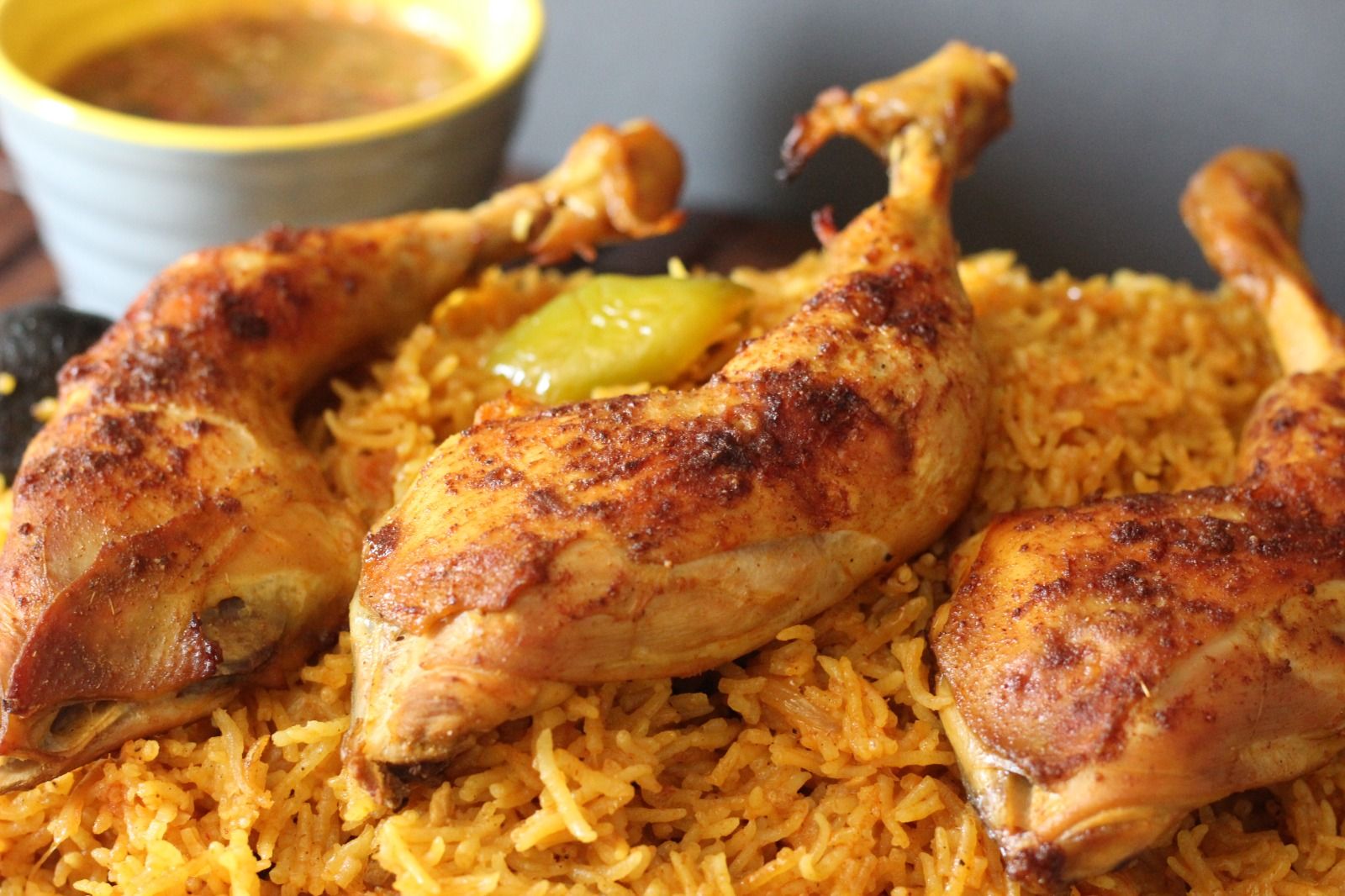 Grilled Chicken And Kabsa Rice