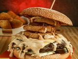 Crispy Beef Burger Sandwich