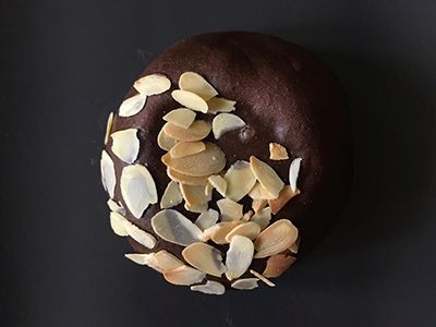 Almond With Mocha Doughnut