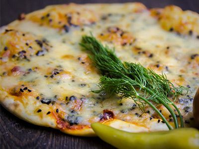 Muhammara With Mozzarella Cheese