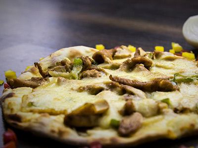 Chicken Shawerma With Cheese Manoucheh