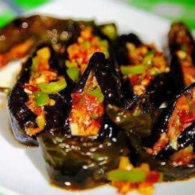 Pickled Eggplant Platter