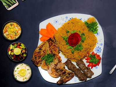 Grilled Chicken And Kofta Meal