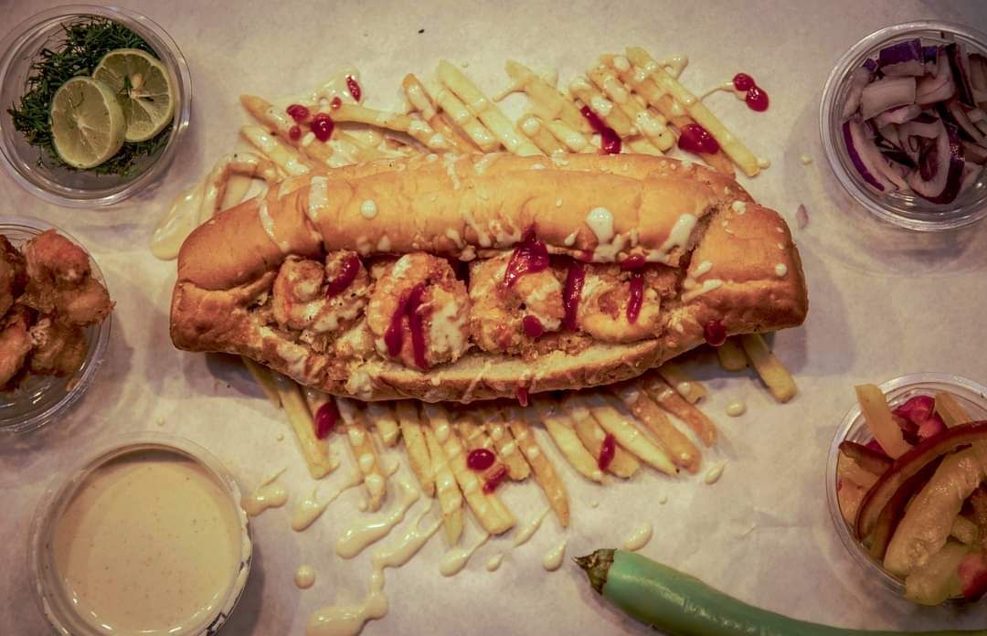 Crispy Shrimp Sandwich