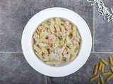 Seafood Pasta With White Sauce