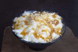 Halawa Shar with Milk Pudding and Caramel