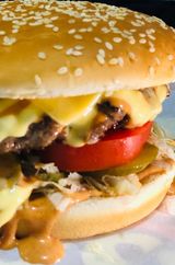 Tako Beef Burger Sandwich