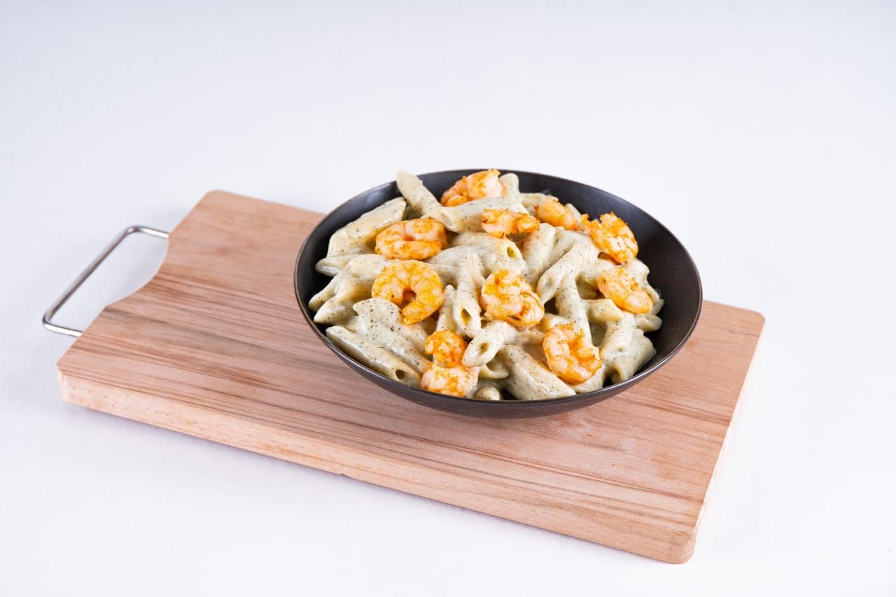 Shrimp Pesto Pasta