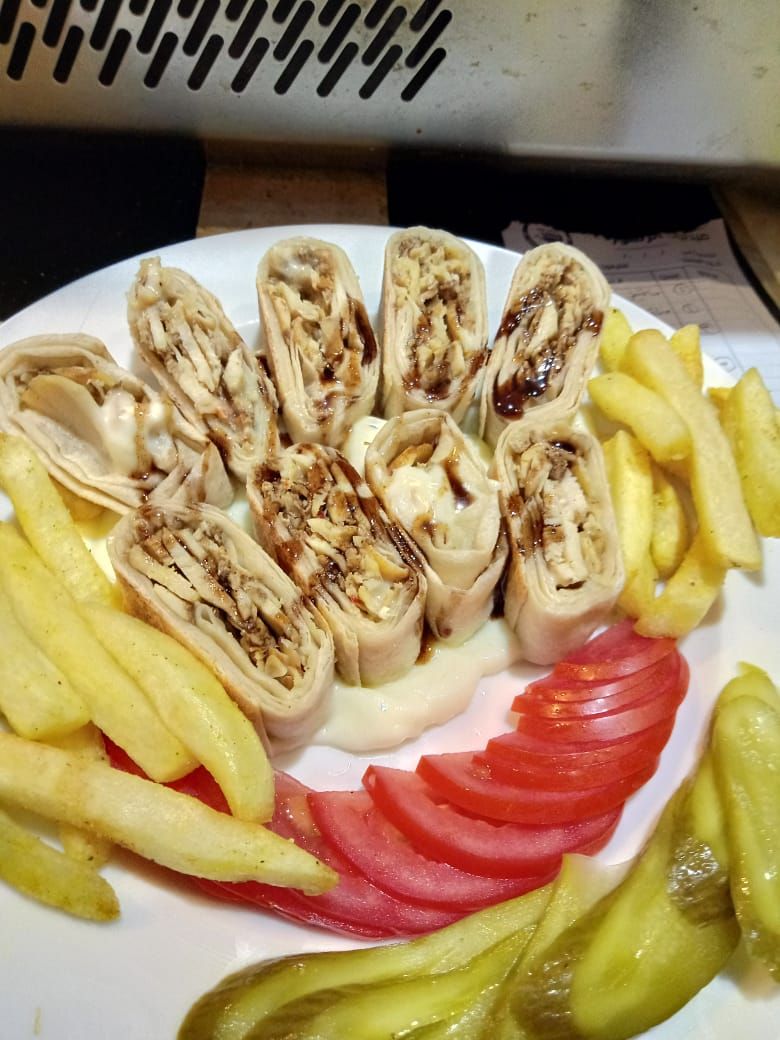 Syrian Chicken Shawerma Sandwich