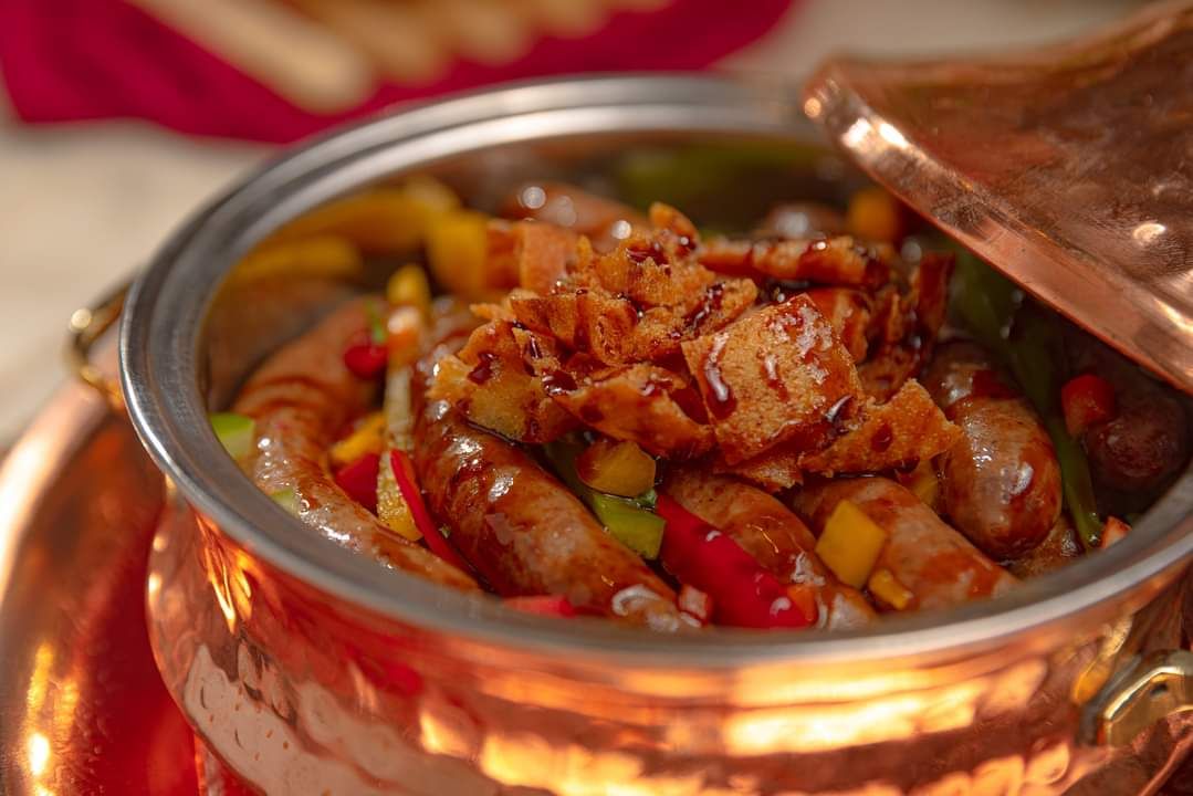 Oriental Sausage With Pomegranate Molasses