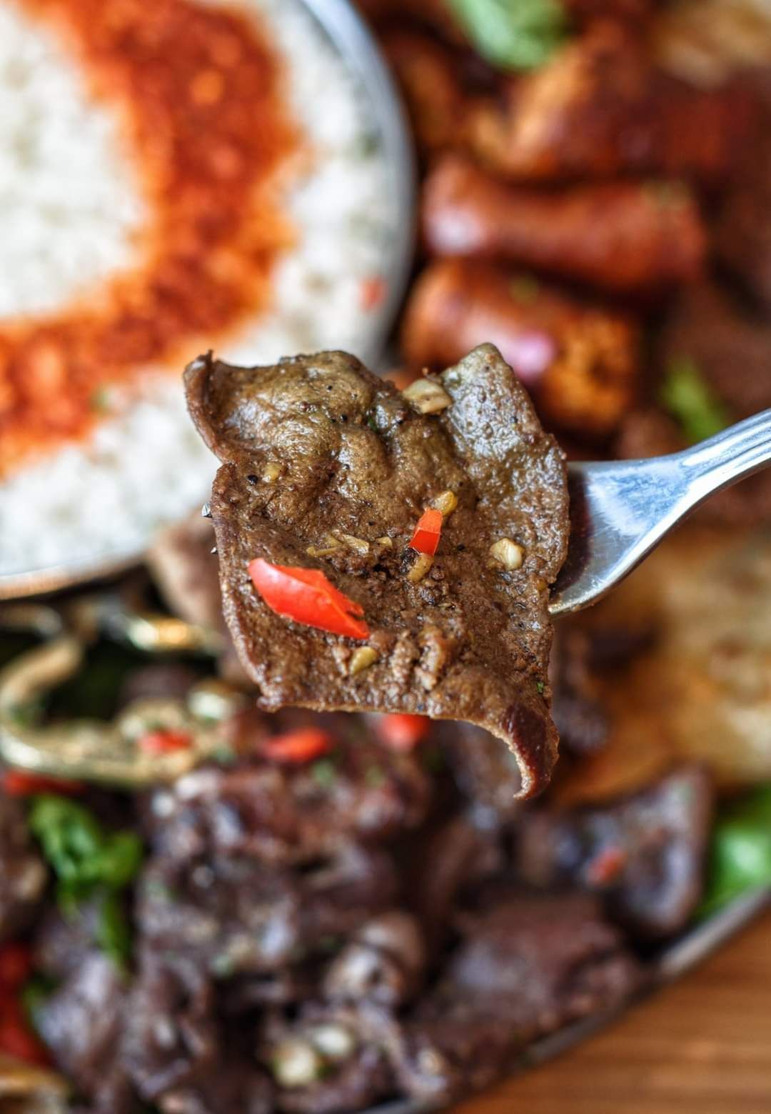Liver With Pomegranate Molasses