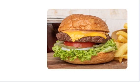 Burger With Eggs Sandwich