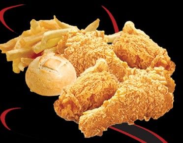 Broasted Chicken Meal - 4 Pieces