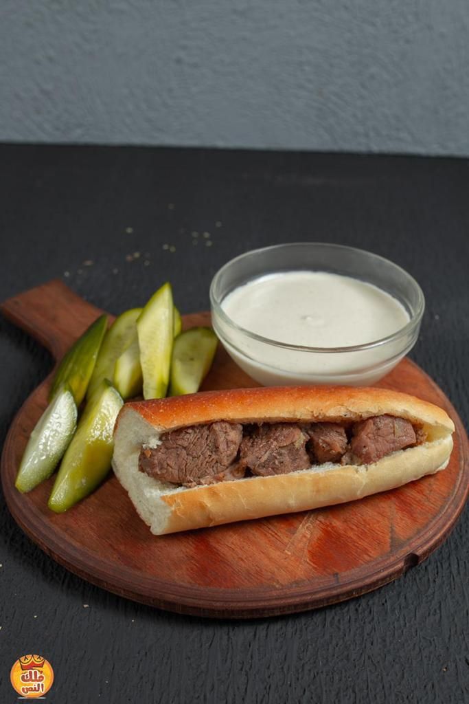 Veal Cubes Sandwich