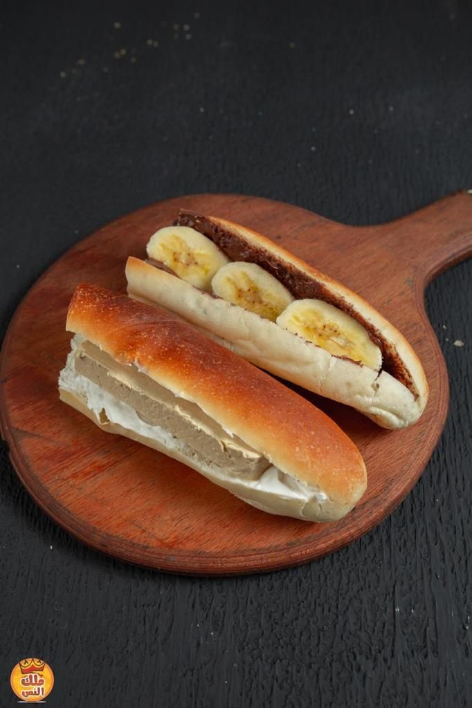 Nutella Chocolate With Banana Sandwich