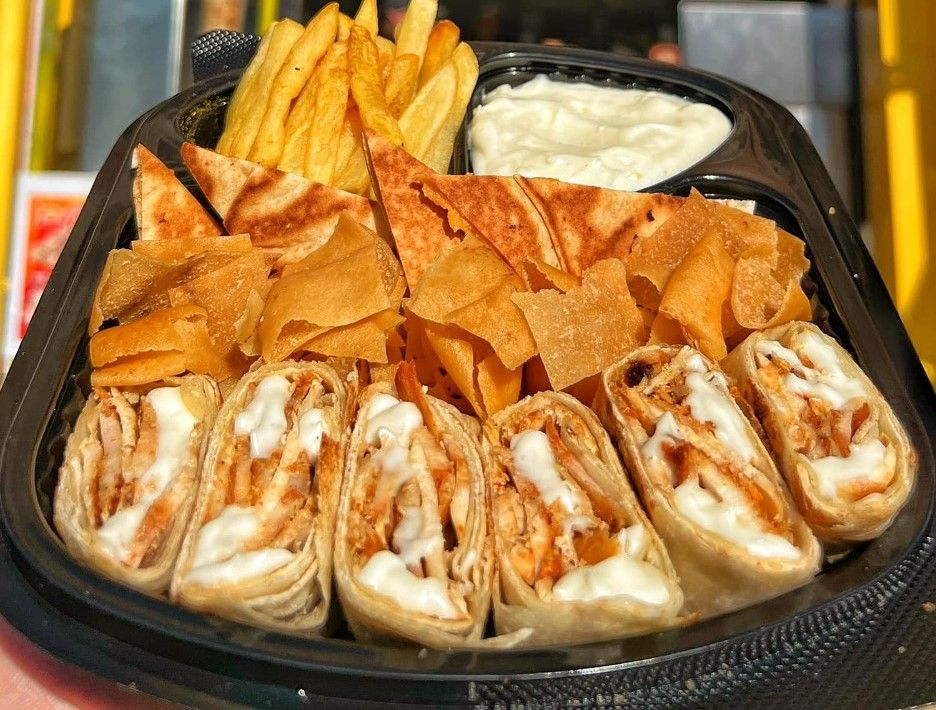 Double Arabic Chicken Shawerma Meal