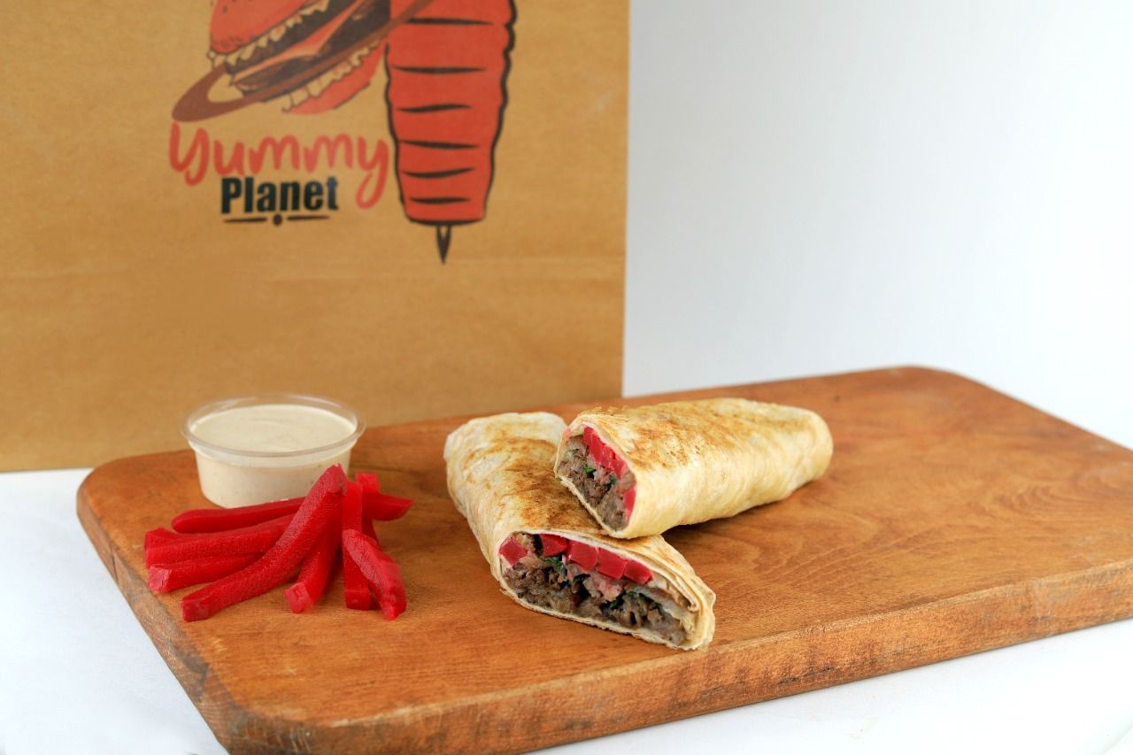 Syrian meat Shawerma