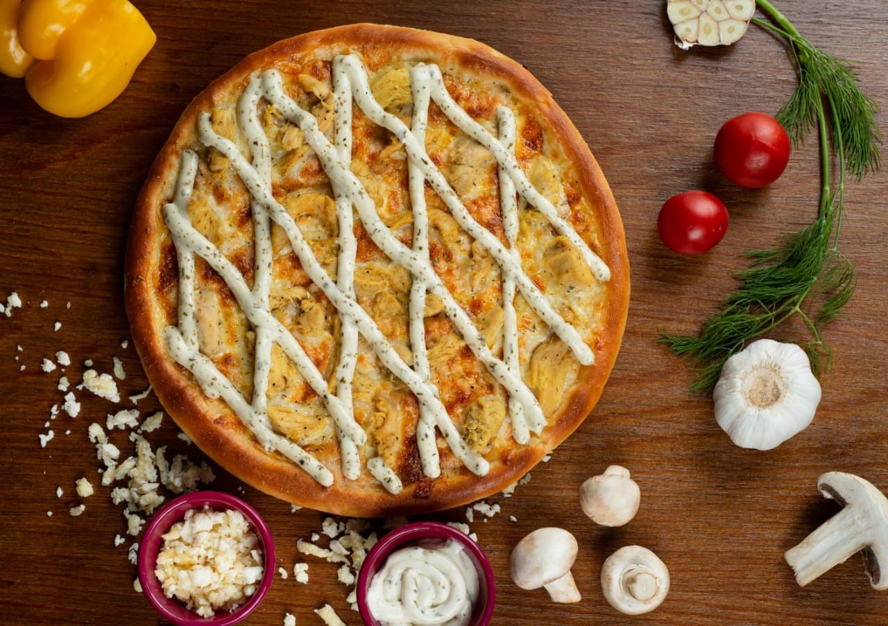 Chicken Ranch pizza