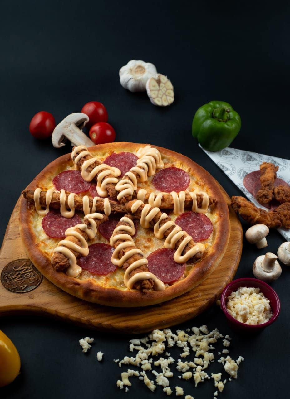 Chicken Crunchy pizza
