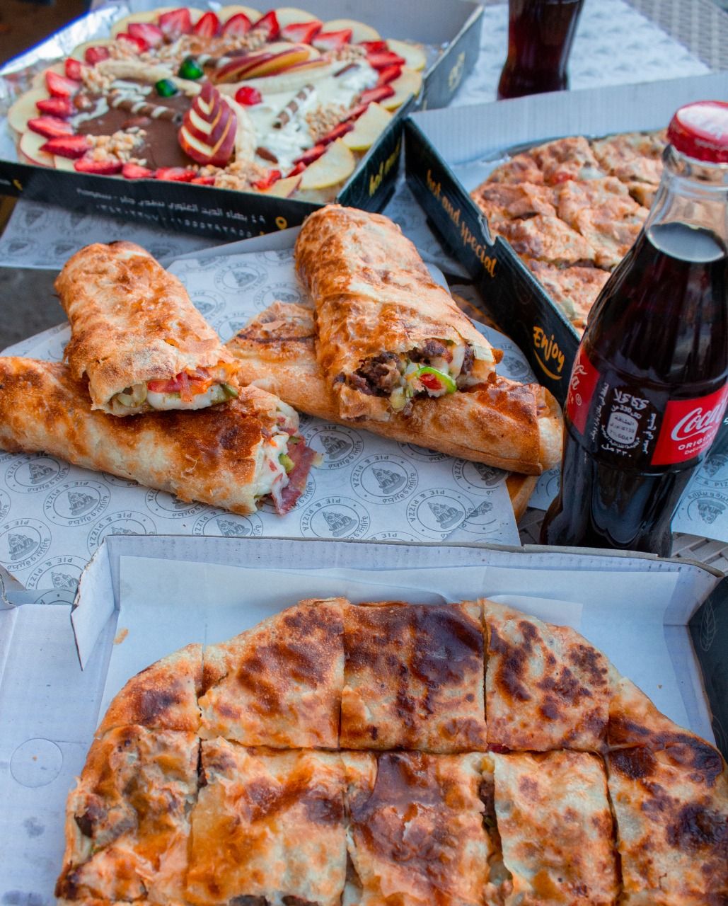 Shrimps roll pie