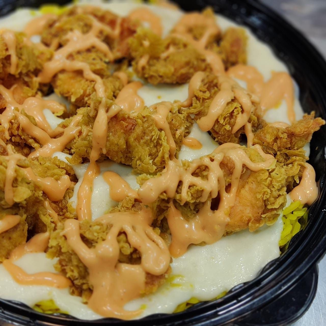 Crispy Chicken Fatteh